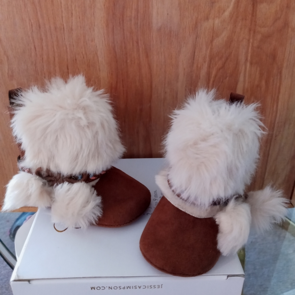 Jessica Simpson Baby Boots newborn /3mnth